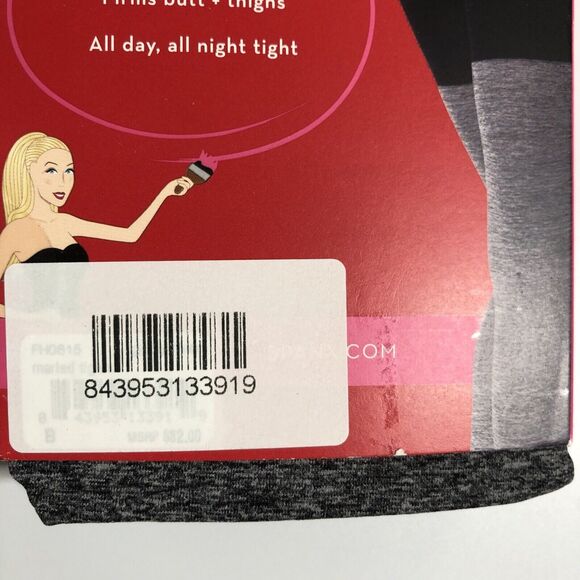 Spanx Tights Womens B Gray Marled Patterned Leg Shapewear New - Picture 7 of 9